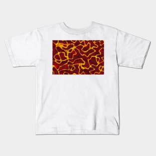 Lava Pattern Kids T-Shirt